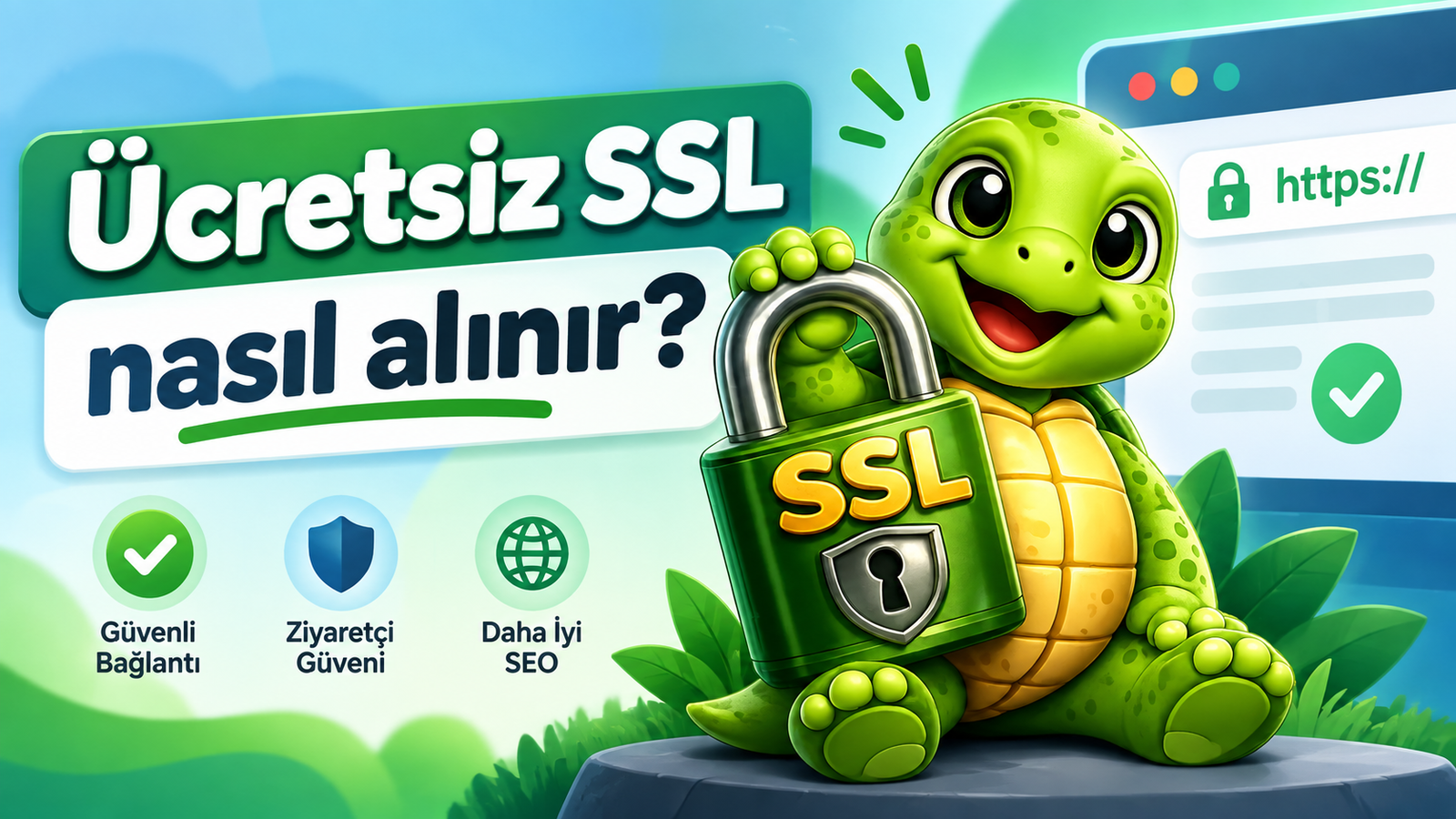 3 Aylık Ücretsiz SSL Sertifikası Nasıl Alınır ve Kurulur?
